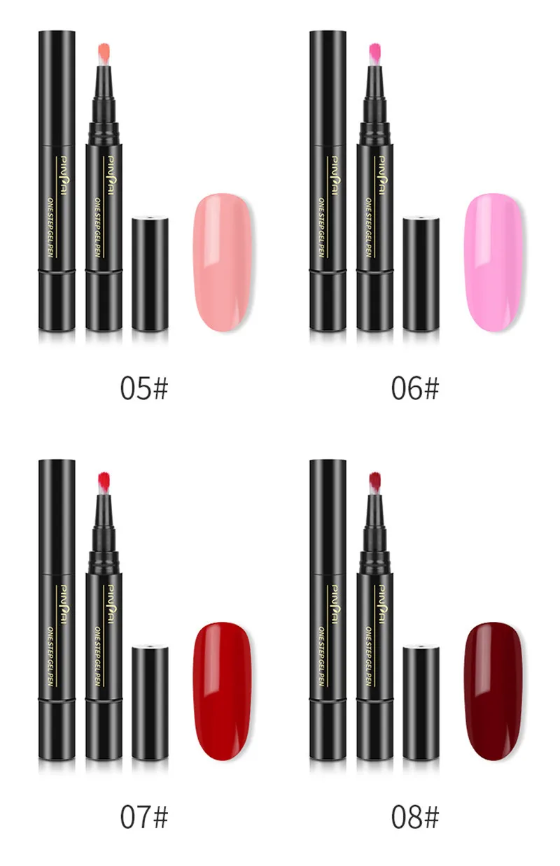 Гель для ногтей one step лак карандаш удобный Однотонная одежда гелевая ручка нет