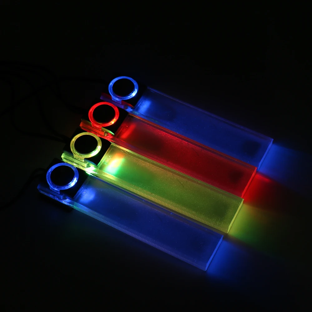 4 шт. автомобилей Атмосфера светильник s цветная(RGB) Светодиодные ленты светильник Цвета стайлинга автомобилей Декоративные лампы внутреннего освещения авто Подсветка аксессуары 12V