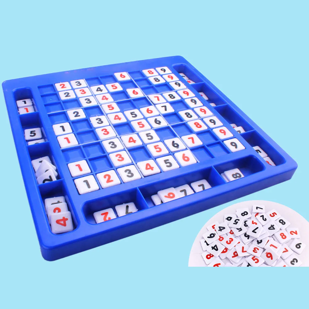 

Educational Mathematics Learning Sudoku Game Board Kid Math Wooden Sudoku Puzzle Toy Game Board Adult Thinking