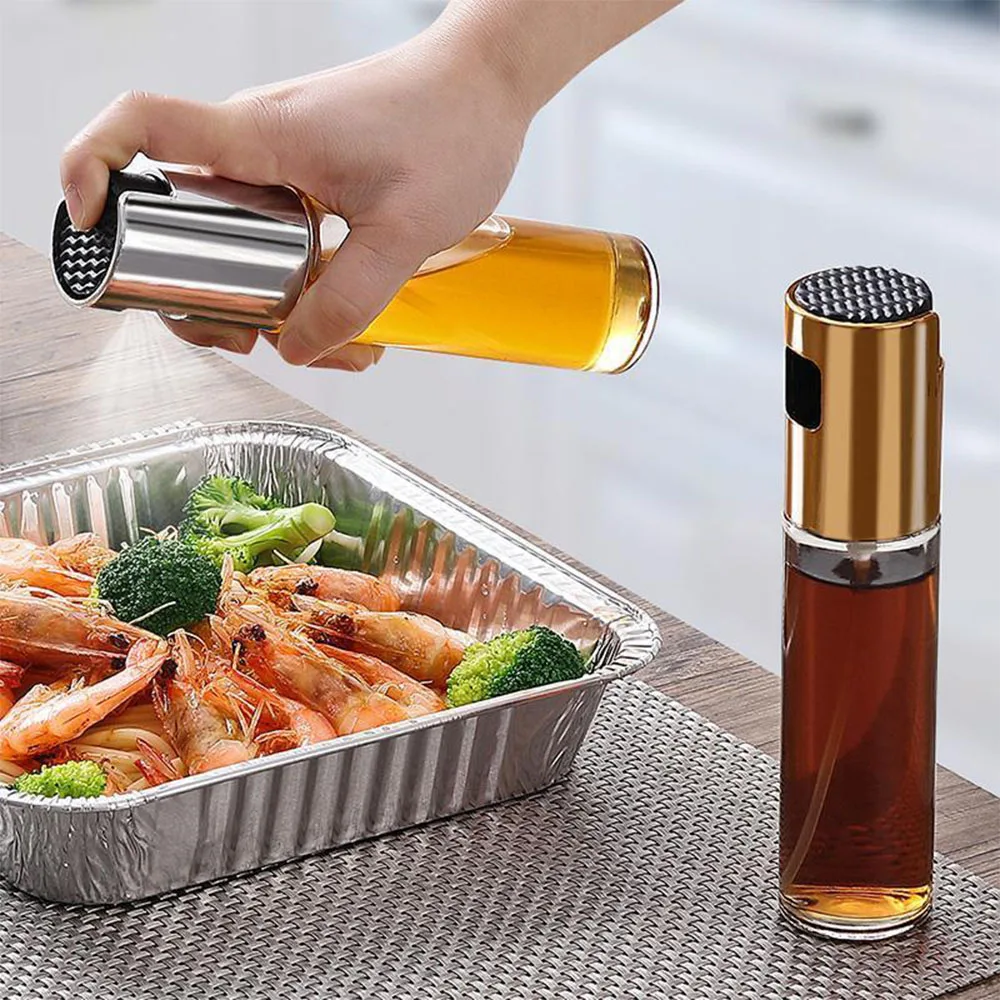 Кухня спрей пустая бутылка 100 мл прозрачная стеклянная для уксуса соевый