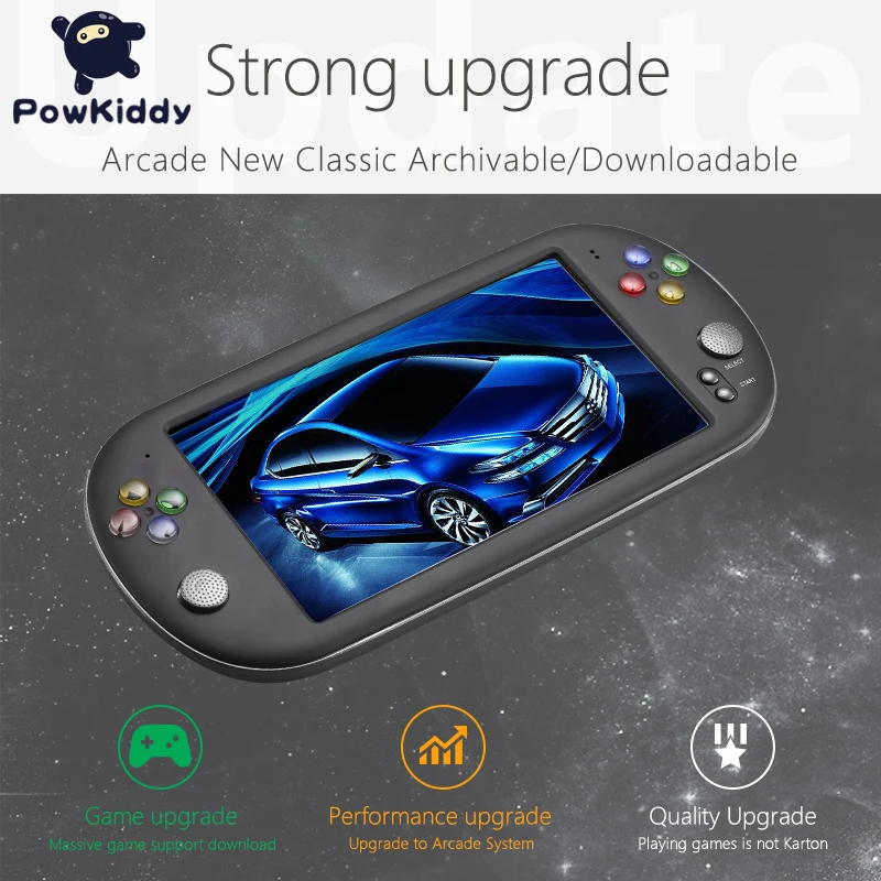 Новый X16 7 дюймов игровой консоли портативные игровые Портативный 8/16GB Ретро