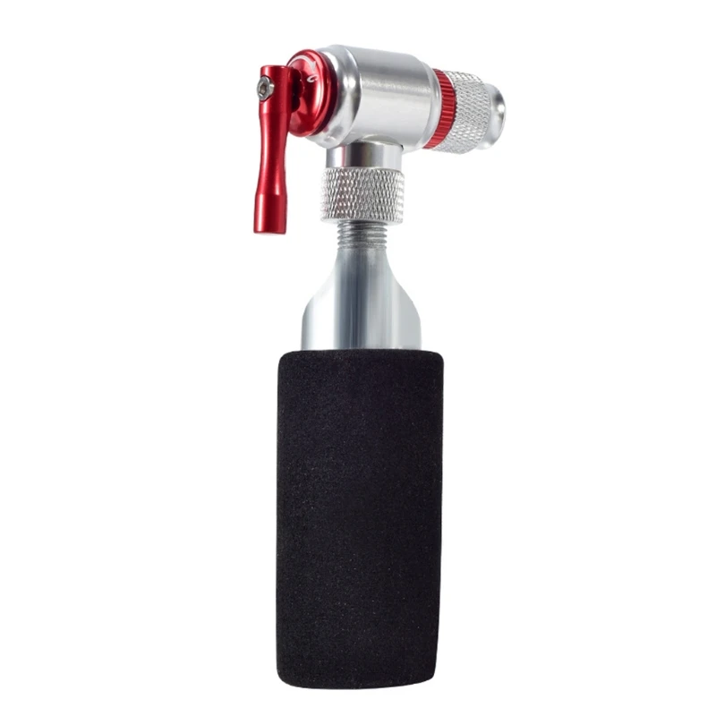 

Mountain Bike CO2 Cylinder Pump Gas Nozzle Bicycle Inflator Inflatable Adapter