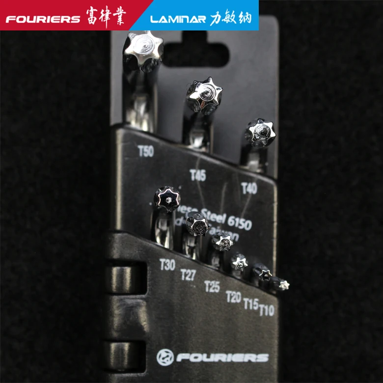 FOURIERS TL-ST004 Инструменты для ремонта велосипеда 9-секционный торцевой шестигранный