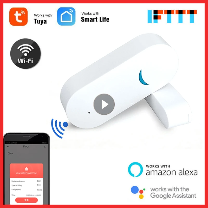 

Смарт-датчик двери и окна с поддержкой Wi-Fi