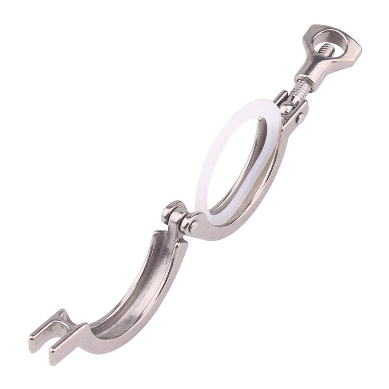HHO-2Pcs Tri-Clamp стальной одноконтактный сверхмощный тройной зажим с гайкой крыла для