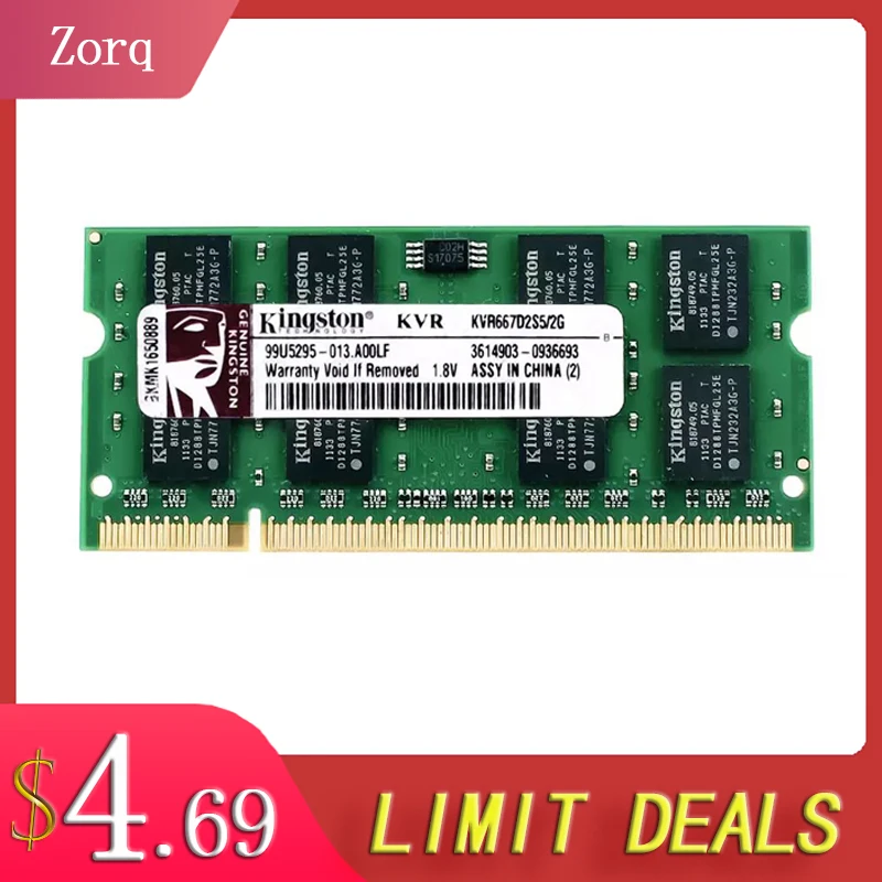 DDR2 2 Гб ОЗУ So-DIMM память для ноутбука PC2-5300 6400 800 МГц 667 1 8 в 200Pin ноутбук PC2 оперативная