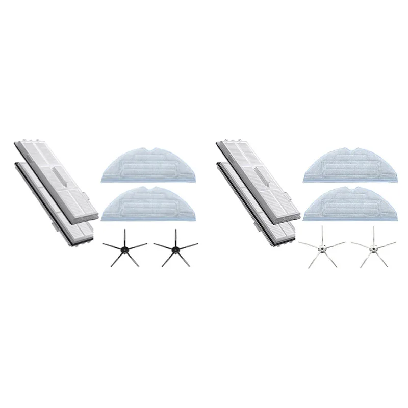 

6Pack Hepa Filter Mopping Cloths Side Brush for Xiaomi Roborock S7 T7S T7Plus T7Splus Robot Vacuum Cleaner Spare Parts