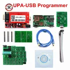 Зарубежные оригинальный UPA USB программист V1.3 с полной Адаптеры для основного блока: UPA-USB 1,3 UPA USB V1.3 ЭБУ чип-тюнинга OBD2 инструмент