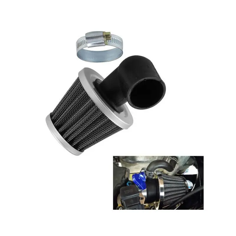 35 мм 90 ° локоть изгиб воздушный фильтр для 50Cc 110Cc ATV Quad скутер Go Kart мопед Pit Dirt Racing
