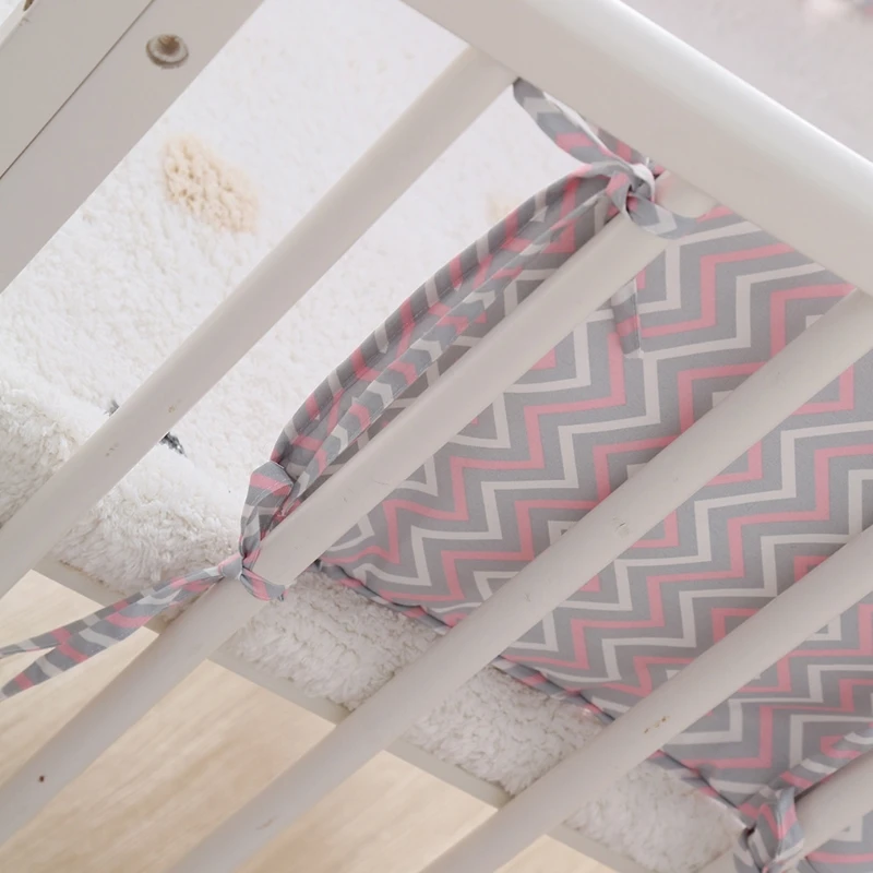 

Baby Crib Bumper Soft Cotton Bed Infant Cot Protector Crib Pillow Newborn Room Decoration DXAD