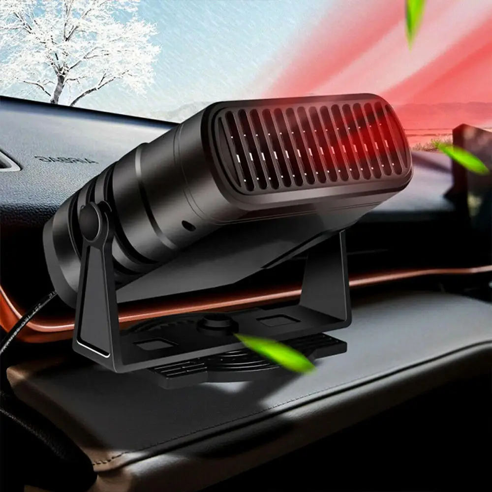 12/24V Portable Auto Car Heater Defroster Demister Electric Windshield 360 Degree Rotation ABS Heating Cooling Fan | Автомобили и