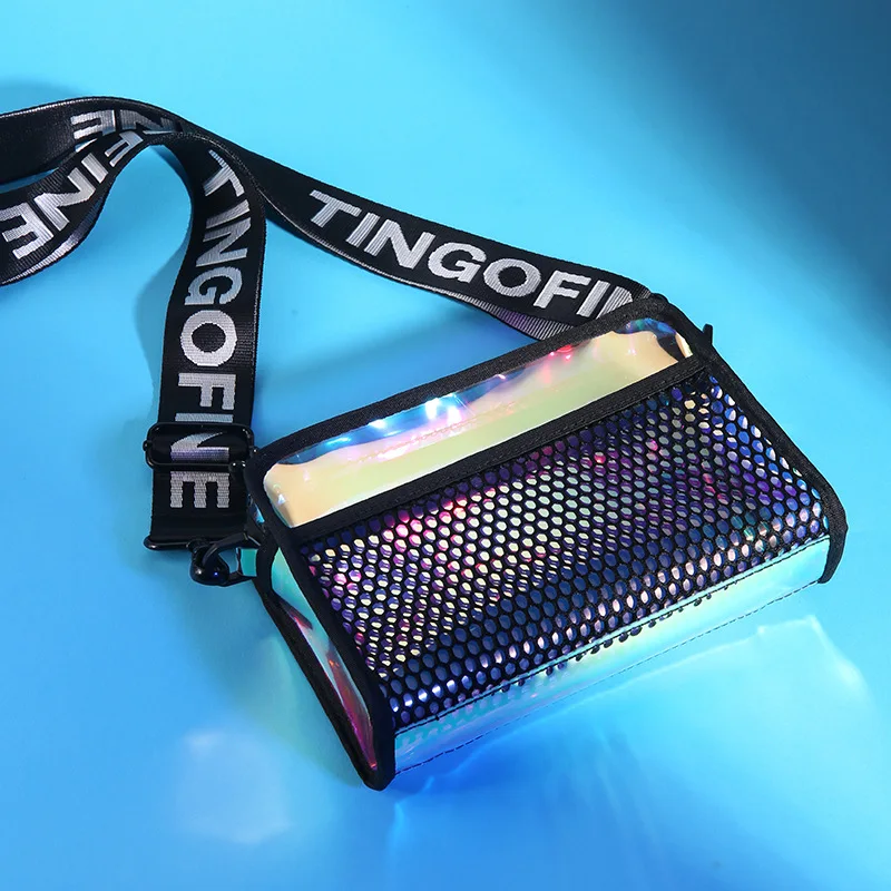 3 in 1 Waterproof Holographic Swimming Bag Women Gym Fitness Laser Bum Fanny Pack Travel Shiny Girls Hip Running Waist Bags | Спорт и