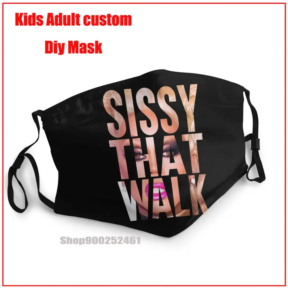Sissy That Walk DIY masque de protection lavable многоразовая маска для лица детская рта с дизайном