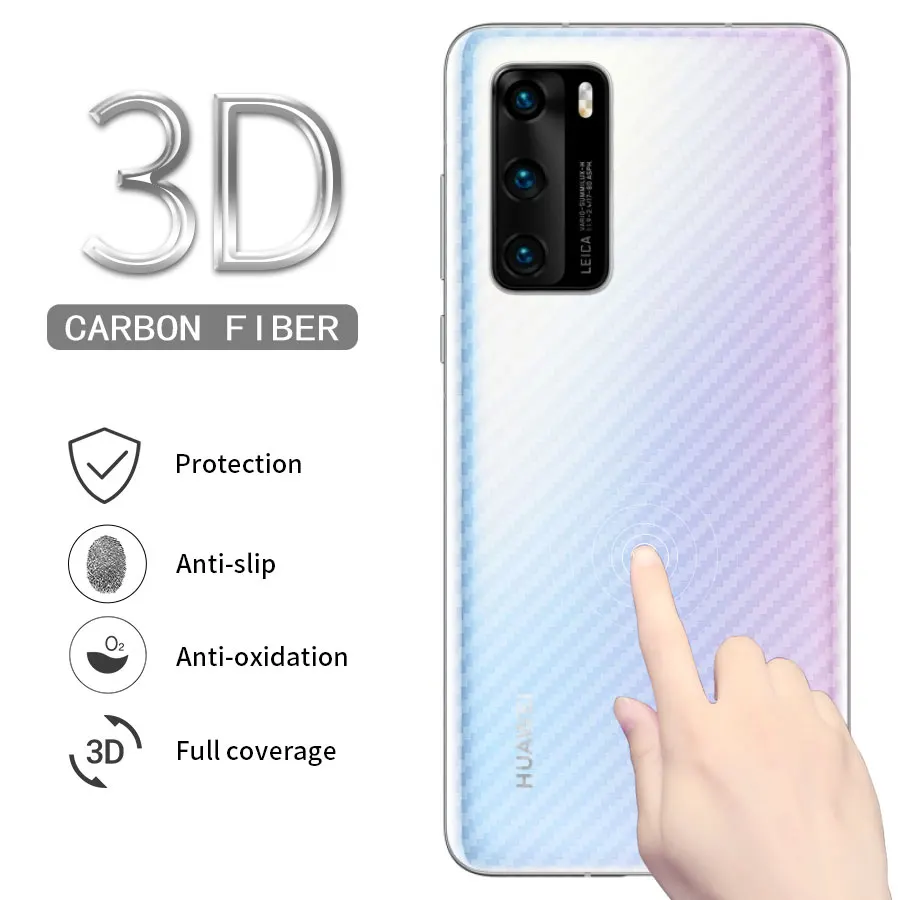 Защитное кольцо для камеры Huawei P40 Pro Lite Nova 7i из углеродного волокна | Мобильные