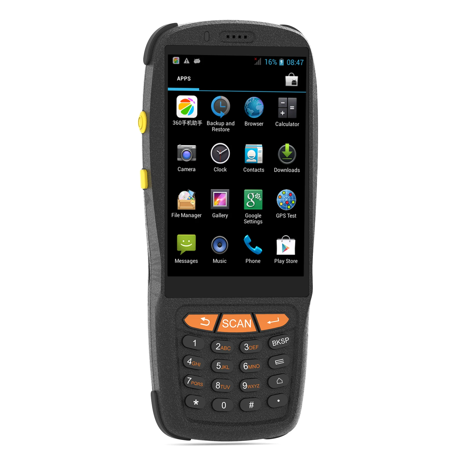 Портативный POS-терминал 1D/2D/QR сканер Wi-Fi BT мобильный компьютер с сенсорным экраном