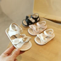 11 5 15 5cm brand baby sandals shoes for summer cute bowtie knot princess shoes sandals for infant childrens sandals for 1 year