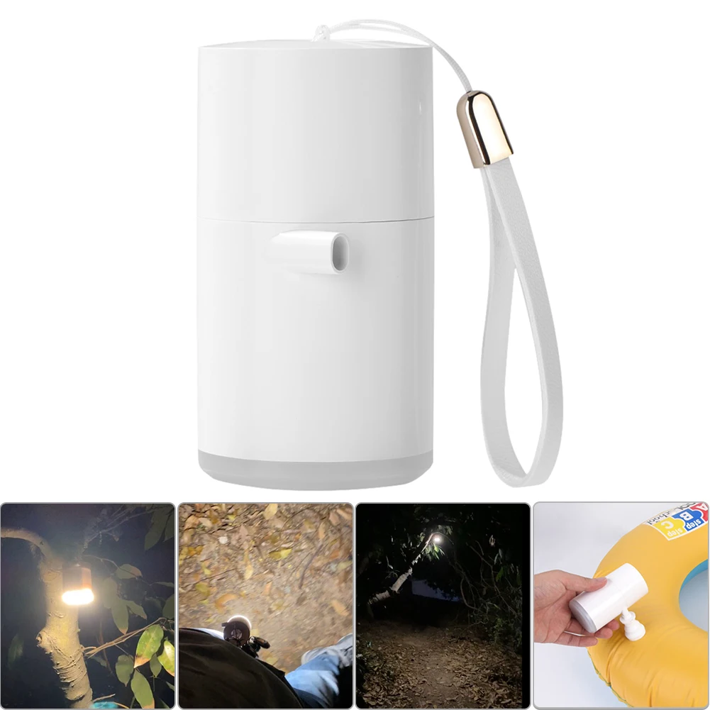 

Mini Camping Light Electric Inflatable Pump Airbed Inflator USB Charging Multifunctional Outdoor Air Pump 4 Modes Emergency Lamp