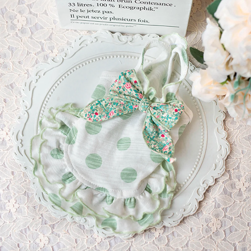 Весенне-летняя новая романтичная Милая чайная юбка на бретелях Корейская версия