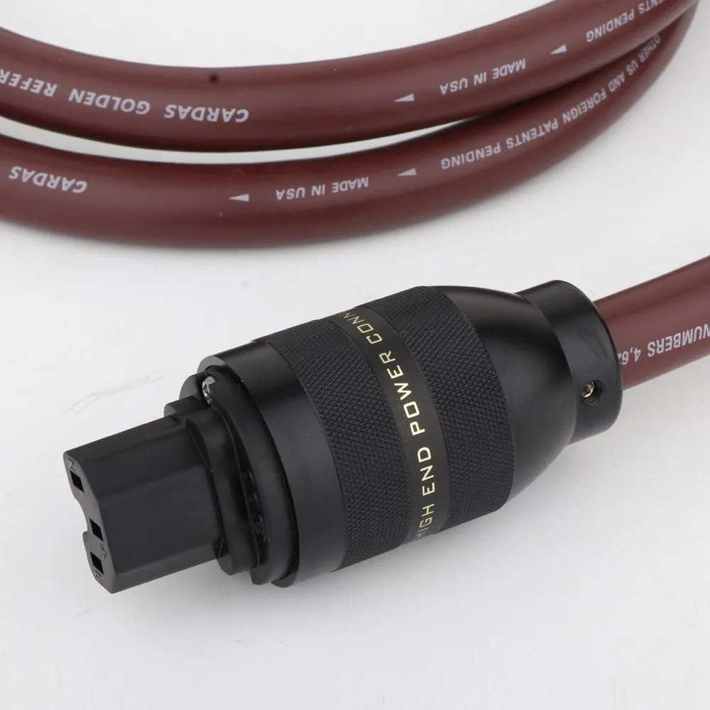 Золотой аудиокабель питания CARDAS HiFi с алюминиевым позолоченным покрытием Preffair P201