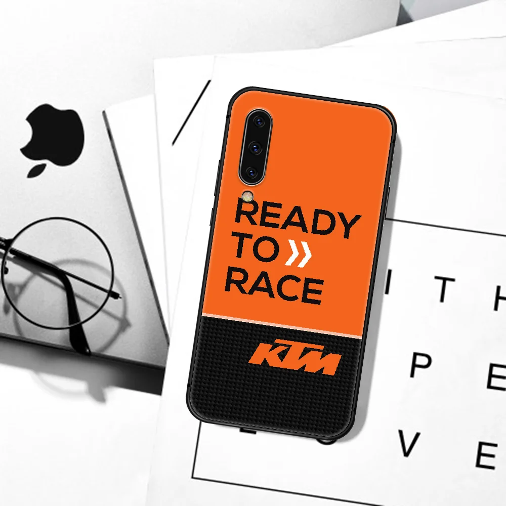 

KT Motorcycle Brand Phone Case Cover For Samsung Galaxy A7 9 8 10 20 20e 21 S 30 30S 31 41 50 50S 51 70 71 91 black Hoesjes