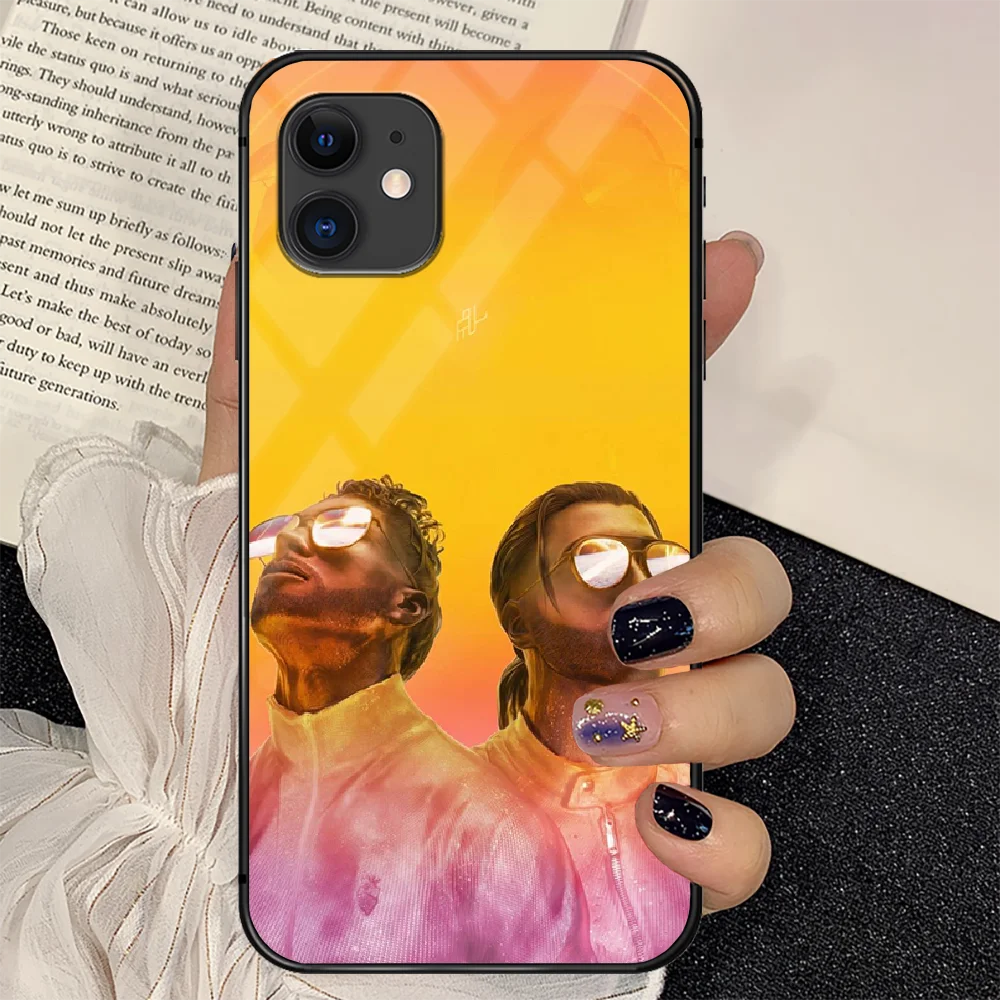 

PNL QLF Rappers Phone Tempered Glass Case Cover For IPhone 6 6S 7 8 11 12 X Xr Xs Se 2020 Pro Max Plus Mini Etui Coque Silicone