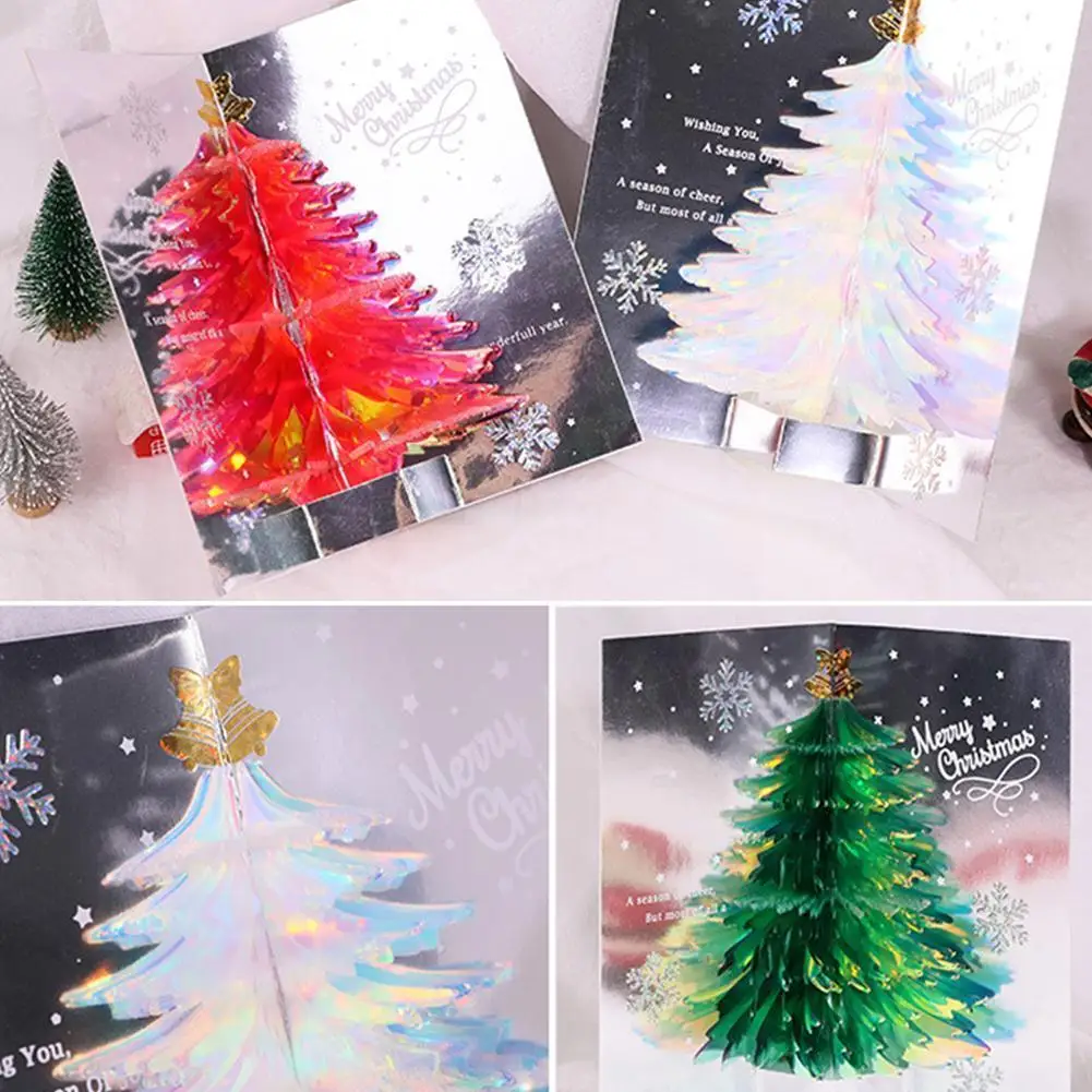 

3D Up Greeting Cards With Envelope Cut Post Card For Birthday Christmas Valentine' Day Party Wedding Decoration G0F7
