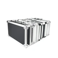 portable aluminum tool box safety equipment toolbox instrument box storage case suitcase impact resistant case with sponge ship