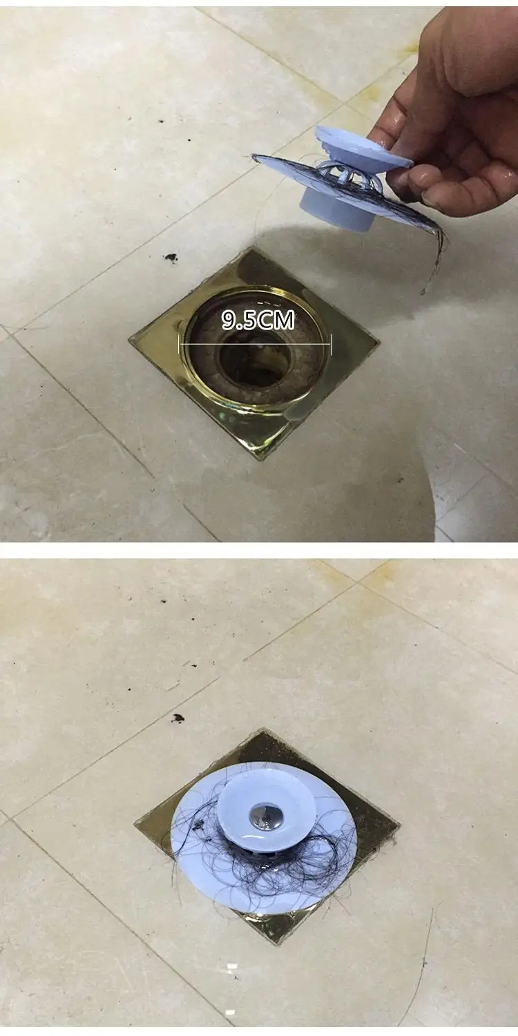 1 шт. силиконовая трапная пробка для волос ванной комнаты кухонного бассейна