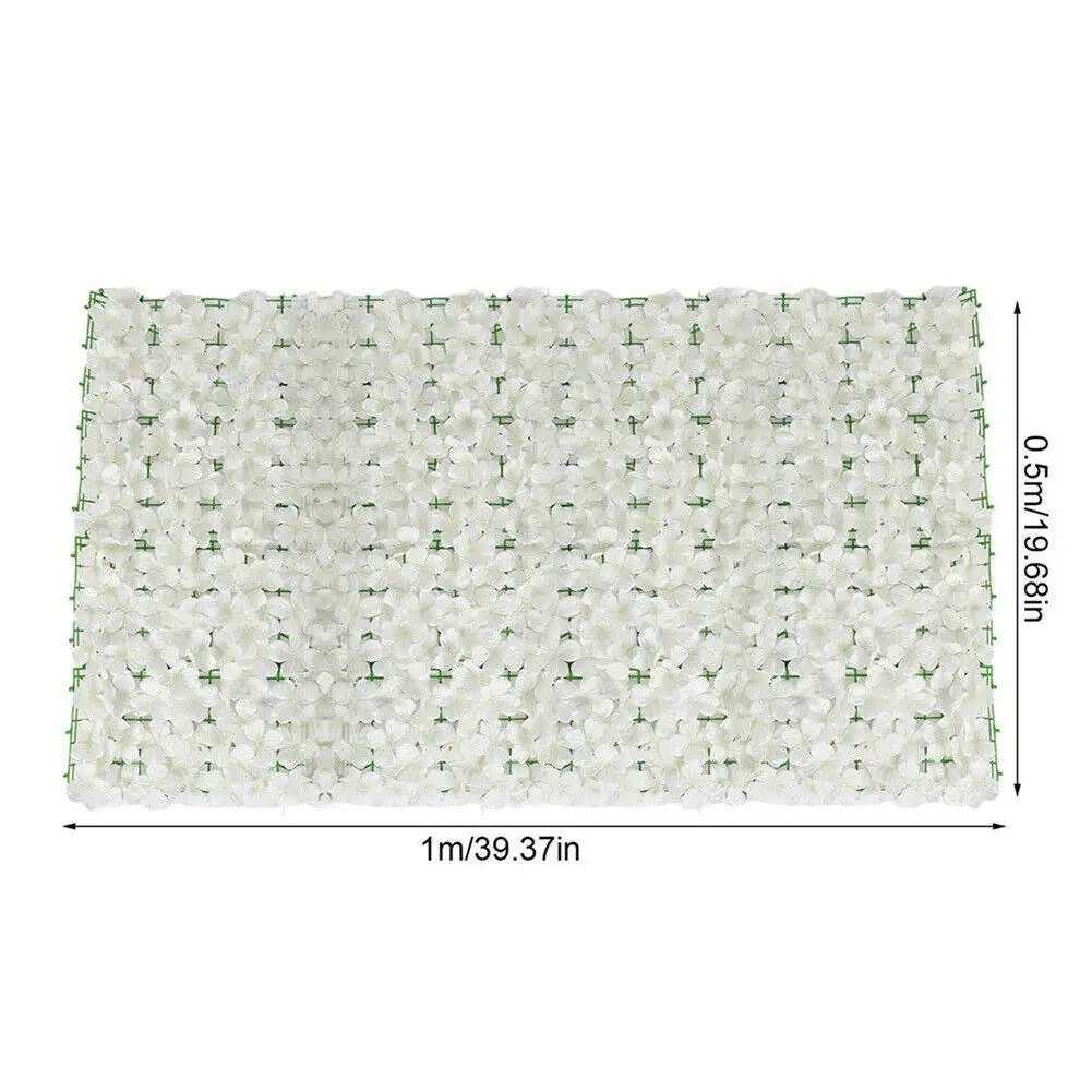 

2021 Bordering Private Balcony ScreenNew Arrival Artificial Back Fence Grid Bright Garden Rattan Flowers With Realistic O0G2