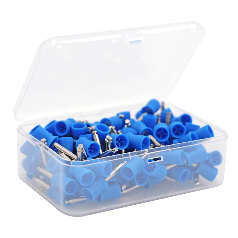 1 коробка зубная щетка для полировки зубов стакан с плоской головкой