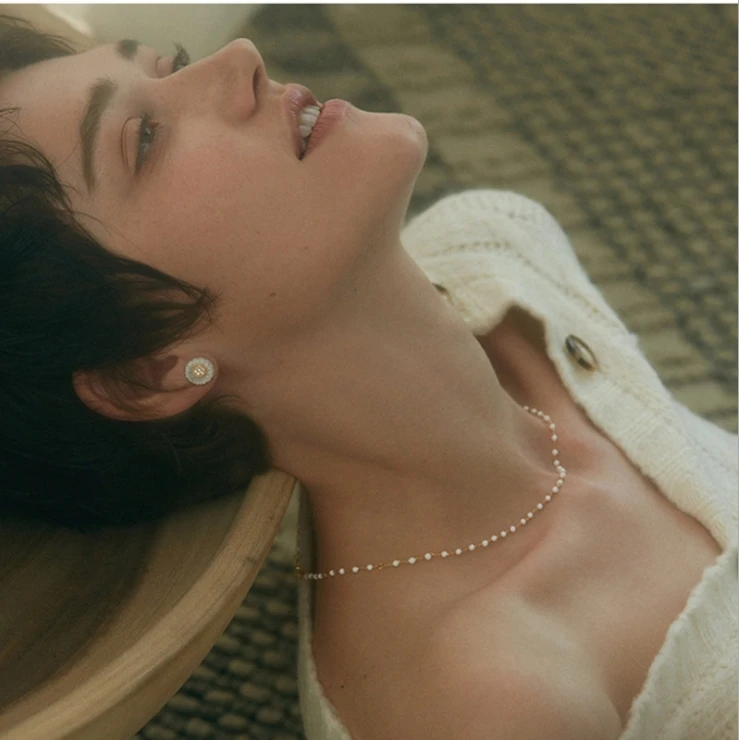 Ожерелье-чокер в богемном стиле с жемчужными бусинами | Украшения и аксессуары