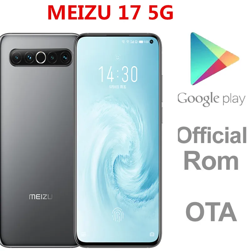 Смартфон Meizu 17 5G дюйма мобильный телефон 90 Гц 2340X1080 8 Гб ОЗУ 6 ПЗУ 64 мп 12 МП Мп 5 20