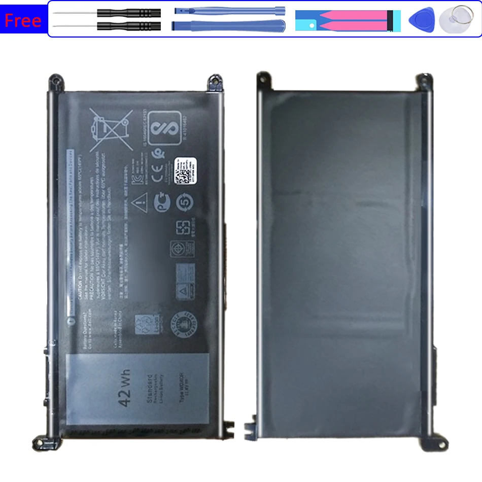 

Аккумулятор 3600 мАч T2JX4 3CRH3 для Dell Inspiron 13 5000 5368 5378 7368 14 7000 7560 7460 5567 15MF PRO-1508T FW8KR