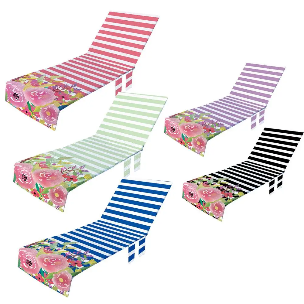 

2021 Beach Lounge Chair Cover Towel Summer Cool Bed Garden Beach Towel Sunbath Lazy Lounger Chair Mat Sun Lounger Mate