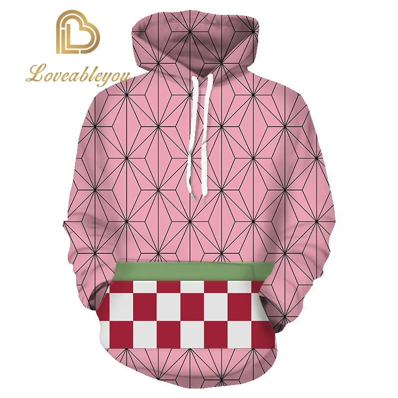 3D Cool New Arrival Demon Slayer Kimetsu no Yaiba hooded Sweatshirt Fashion Trend Style Women/men Winter Hoodies | Тематическая