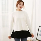 40GC, Женская многослойная декоративная юбка, однотонный расклешенный фальшивый подол, съемный фартук