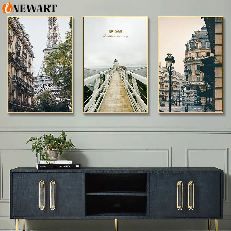 Набор винтажных картин с Европейским принтом Настенная картина изображением