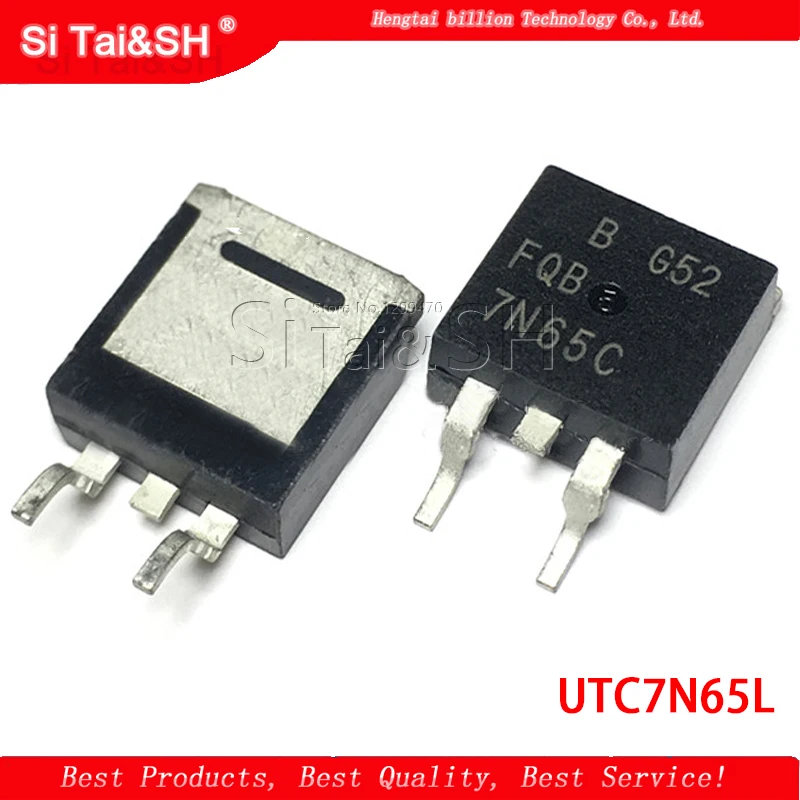 10 шт. UTC7N65L 7N65L ЖК источник питания MOS tube TO263|tube power supplies| |