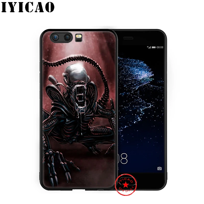 IYICAO Alien Vs Predator Soft Case for Huawei P30 P20 P10 P9 P8 2017 2016 2015 P Smart Z Plus 2019 Mate 20 10 Lite Pro Mini |