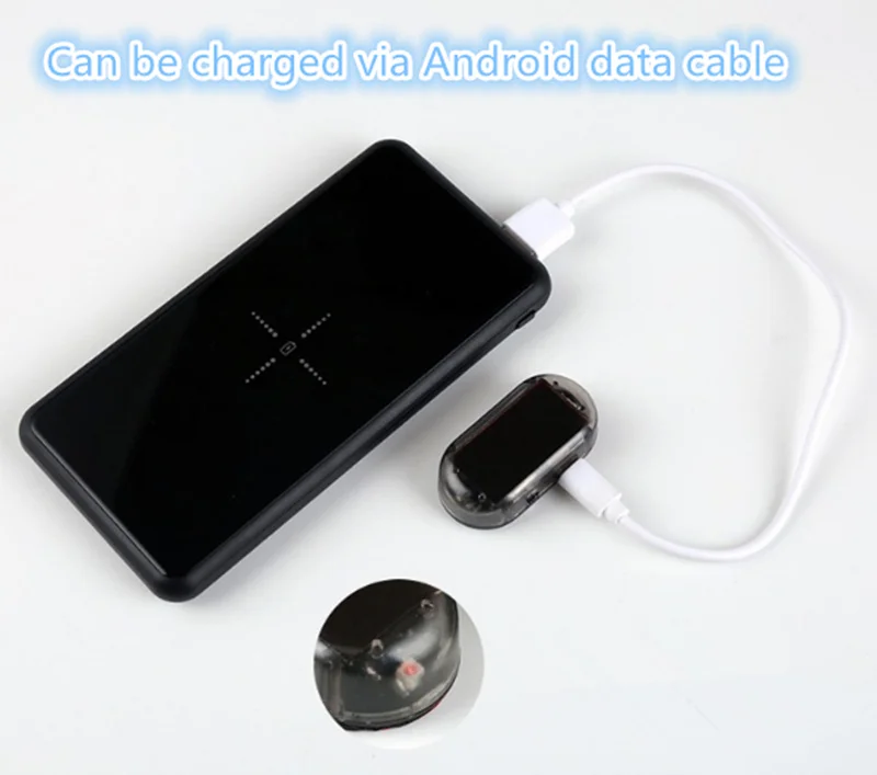 Солнечная USB Мощность автосигнализации светильник Анти-кражи Предупреждение Вспышка мигающая поддельная Автомобильный светодиодный светильник вспышки мигает при красные, синие Новинка