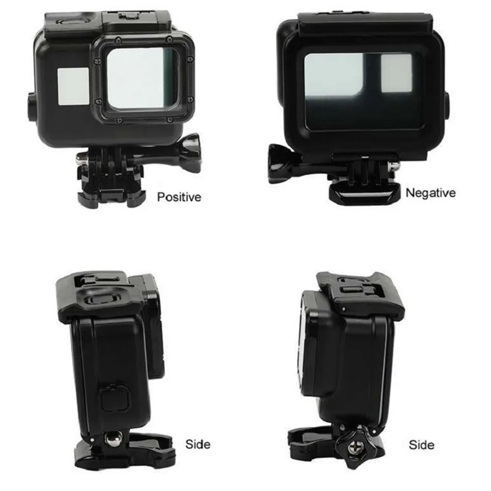 Черный корпус 60 м водонепроницаемый чехол для дайвинга с сенсорным экраном