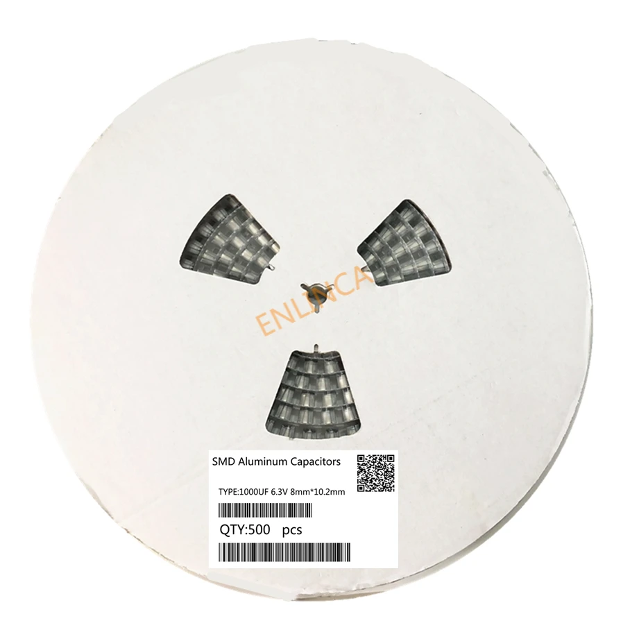 

Оригинальный алюминиевый электролитический конденсатор 500 мкФ 1000 в 8 мм * 6,3 мм с полной катушкой, 10,2 шт.