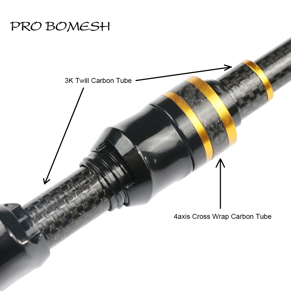 Углеродная трубка PROBOMESH Taper 3K рукоятка из саржевого углеродного волокна для