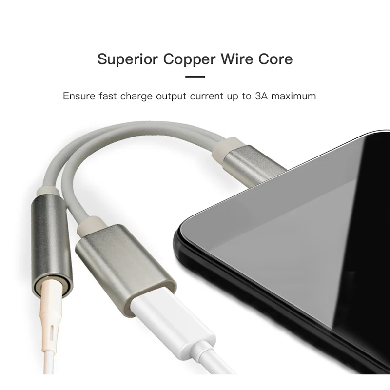 USB-кабель 2 в 1 со штекером 3 5 мм и разъемом | Мобильные телефоны аксессуары
