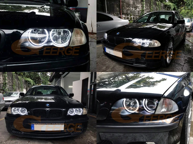 Отличный ультра яркий CCFL ангельские глазки набор колец Дневной светильник для BMW