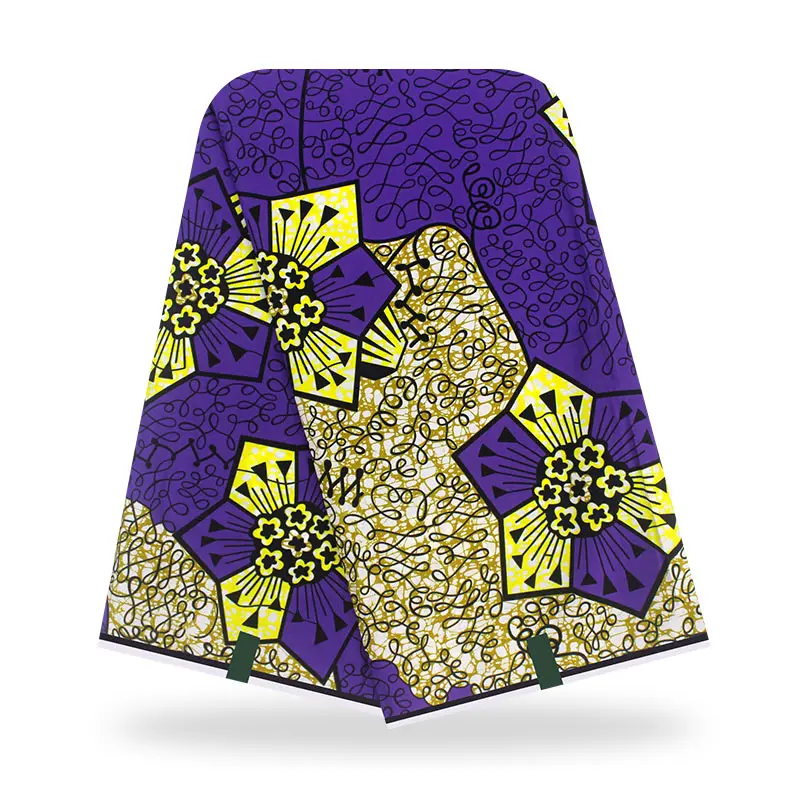 

100% cotton ankara fabric tissu for dress real wax veritable high quality african fabric wax prints fabric