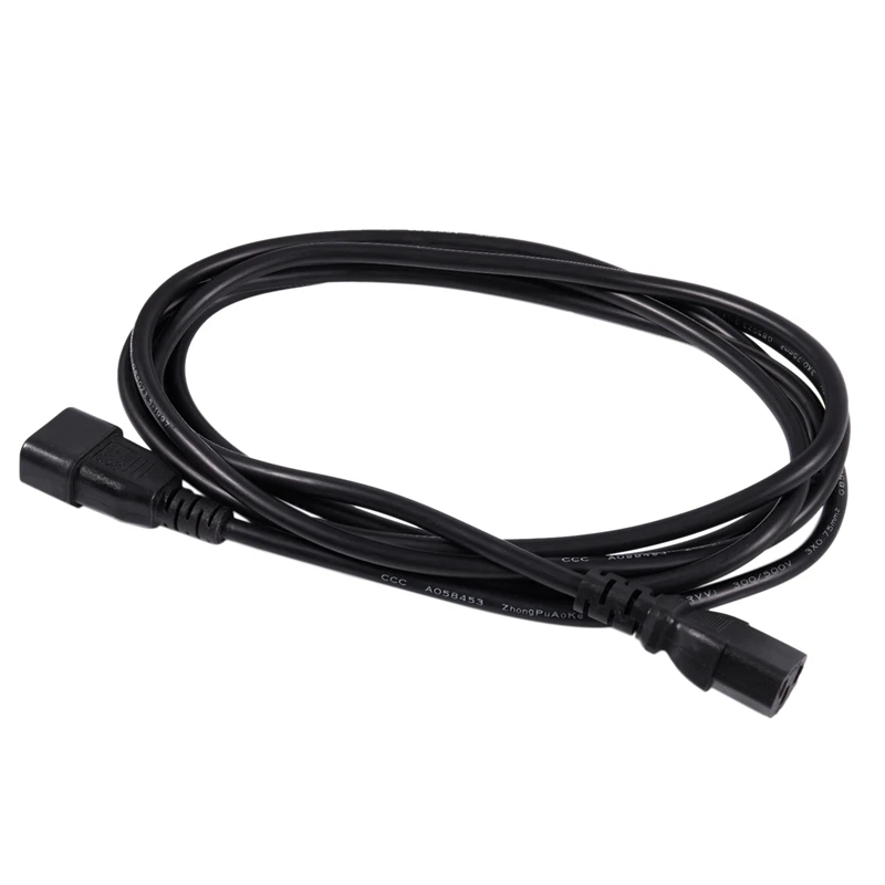 Удлинитель питания IEC Kettle Male to Female UPS Lead C13 C14 Black|Компьютерные кабели и разъемы| |