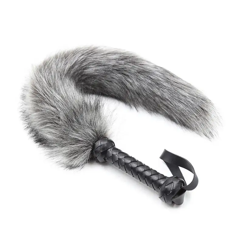 Sex Toys Whips Tail Straight Whip Leather Bondage Toy Adult Flirting Hair |