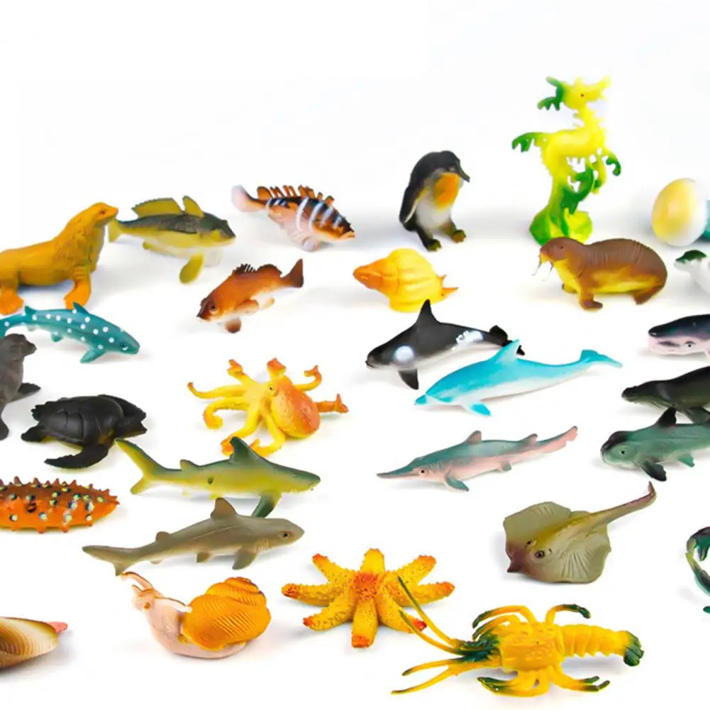 36 шт. игрушечные морские животные без привкуса | Игрушки и хобби