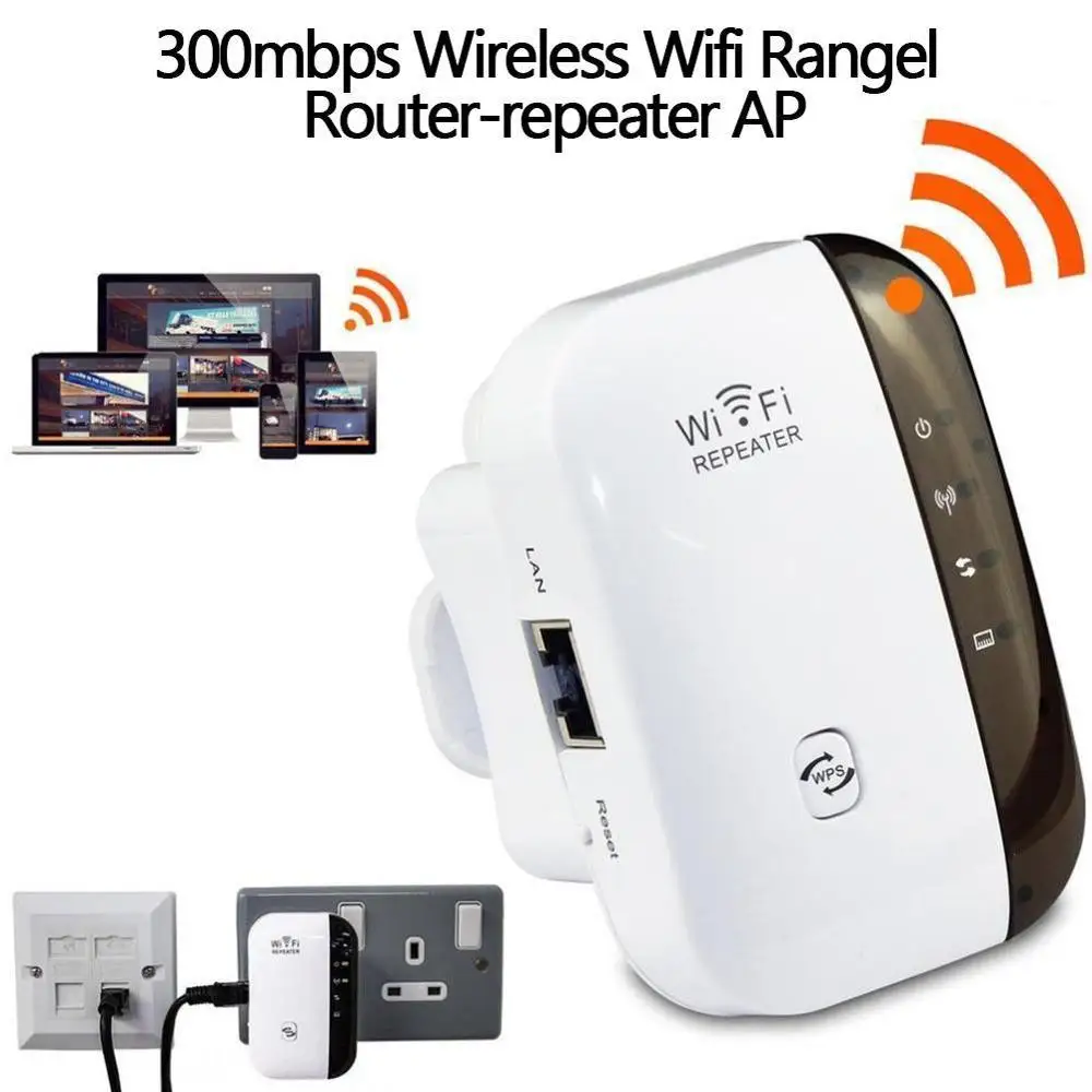 Беспроводной Wi Fi репитер 300 Мбит/с 2 4 ГГц|Усилители сигнала| |